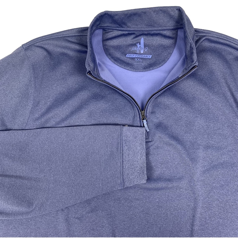 Johnnie-O Prep-Formance 1/4 Zip Pullover Men's 2XL Blue Sweatshirt Golf